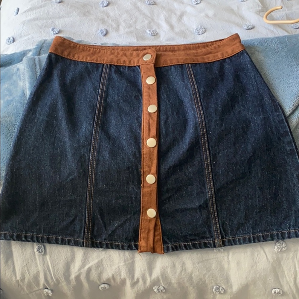 Mini Denim Skirt